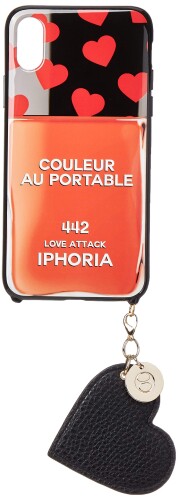 (アイフォリア) iPhone X/XS対応 Case for Apple X/XS-Couleur au Portable Love Attack Jewelery Mold レッド