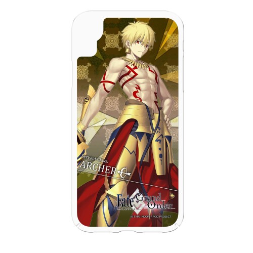 HAKUBA キャラモード Fate/Grand Order ギルガメッシュ(第3段階) iPhone XR ケース 6.1インチ対応(iPhone XR) ストラップ穴付き ワイヤレス 充電対応 軽量 薄型 iPhoneカバー クリア 4977187199314 PCM-IPXR9314