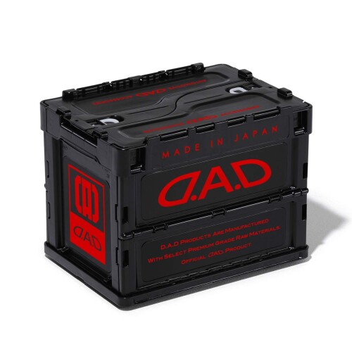 ディー.エー.ディー(D.A.D) DAD ギャルソン D.A.Dコンテナボックス 20L ブラック/レッド 折りたたみコンテナ GARSON HA574-02