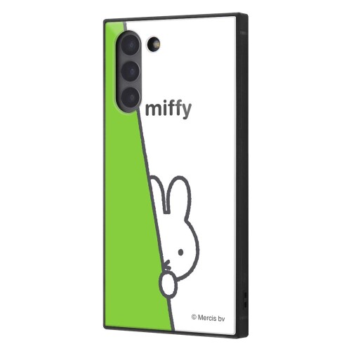 イングレム Galaxy S21 5G ケース 耐衝撃 カバー KAKU ミッフィー miffy かくれんぼ