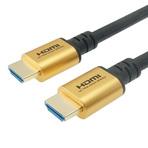 ホーリック ウルトラハイスピードHDMIケーブル 3m 48Gbps 4K/120p 8K/60p HDR HDMI 2.1規格 ゴールド HDM30-611GD