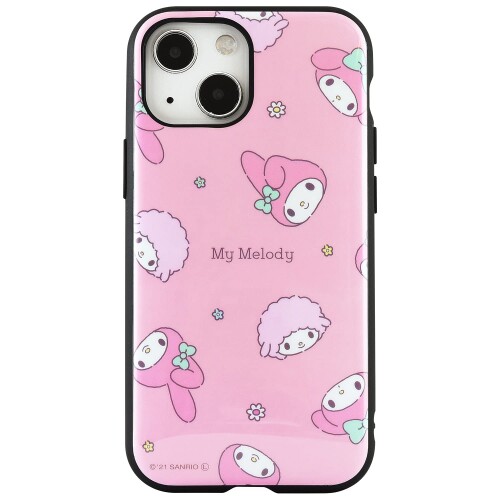 グルマンディーズ サンリオキャラクターズ IIIIfit iPhone13 mini/12 mini(5.4インチ)対応ケース マイメロディ SANG-146MM ピンク