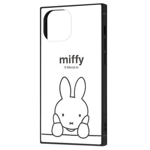 イングレム iPhone 13 mini/iPhone 12 mini ケース 耐衝撃 カバー KAKU ミッフィー miffy thinking_1