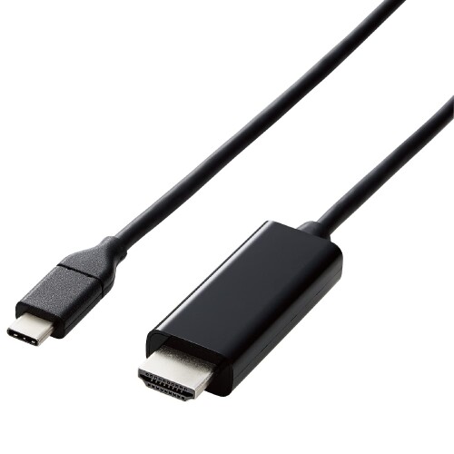 エレコム USB-C HDMI 変換 ケーブル (USB C to HDMI) 変換ケーブル 5.0m  ブラック CAC-CHDMI50BK