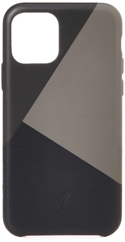 (ネイティブユニオン) CLIC Marquetry Case スマホケース iPhone 11 Pro 対応-イタリア ナッパレザー 本革 BLACK