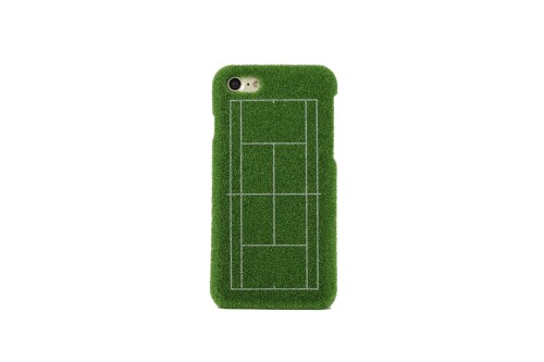 Shibaful Tennis テニス for iPhone 7/8 芝生 手触り 滑らない iPhone ケース Grand Slam AG/SSP-IP704