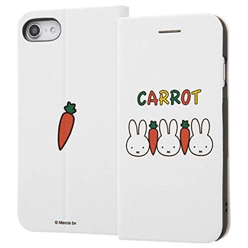 イングレム iPhone SE(第2世代)/iPhone 8/iPhone 7 手帳型ケース マグネットタイプ ミッフィー CARROT