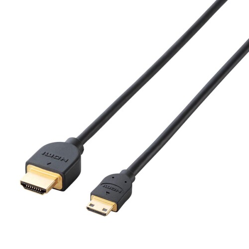 エレコム mini HDMI ケーブル 2m 4K × 2K対応 ブラック DH-HD14EM20BK