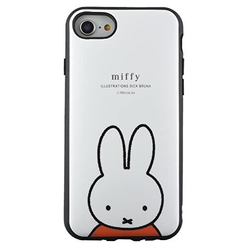 グルマンディーズ(Gourmandise) ミッフィー IIIIfit iPhoneSE(第3世代/第2世代)/8/7/6s/6対応ケース ミッフィー MF-302WH