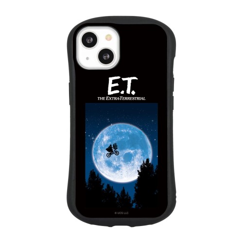 グルマンディーズ E.T. iPhone13 (6.1インチ) 対応 ハイブリッドガラスケース ロゴ ET-02A