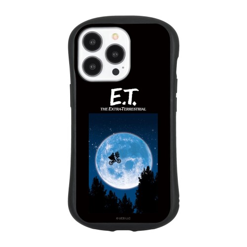 グルマンディーズ E.T. iPhone13 Pro (6.1インチ) 対応 ハイブリッドガラスケース ロゴ ET-03A