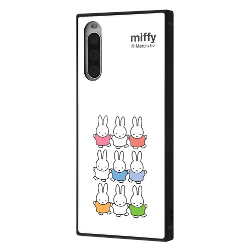 イングレム Xperia10IV ケース 耐衝撃 カバー KAKU ミッフィー miffy 集合