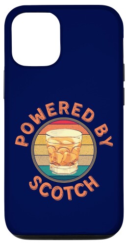 iPhone 12/12 Pro Powered By Scotch ウィスキードリンカーズ ユーモアコスチューム スマホケース