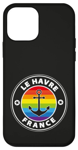 iPhone 12 mini Le Havre フランス ビーチ レトロ セーリング ホリデー サーファー お土産 スマホケース