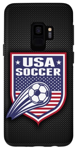 Galaxy S9 Proud America サッカーチーム サポーター 米国国旗 フットボール愛好家 スマホケース