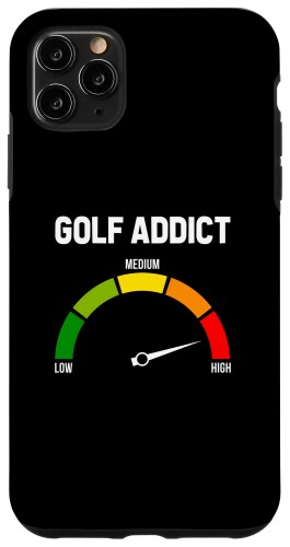 iPhone 11 Pro Max Golf Addict ゴルフプレーヤー ゴルフコース ゴルフボールパー スマホケース