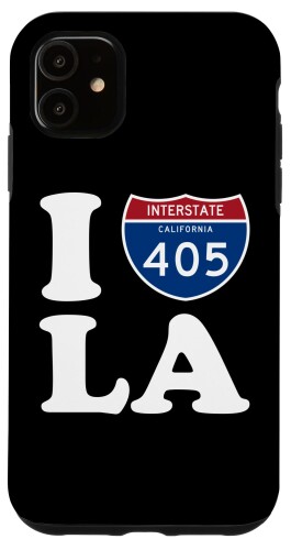 iPhone 11 I Love LA 405 フリーウェイ ロサンゼルス スマホケース