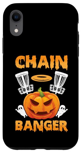 iPhone XR Chain Banger 不気味なディスク ゴルフ ライフスタイル ハロウィン スクワッド スマホケース