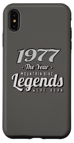 iPhone XS Max MTB 自転車 マウンテンバイク ビンテージ 1977 年生まれの誕生日自転車 スマホケース