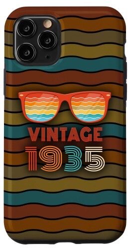 iPhone 11 Pro ヴィンテージ 1935 - レトロ サンセット クール クラシック サングラス 誕生日 スマホケース