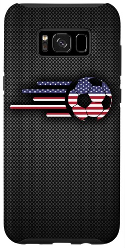 Galaxy S8+ Proud America サッカーファンジャージ - 米国旗フットボール愛好家 スマホケース