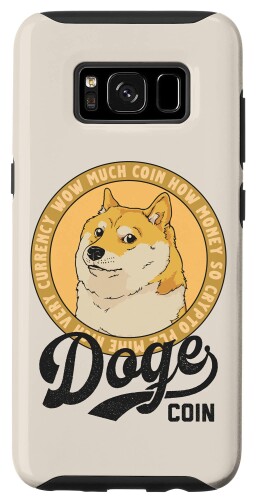 Galaxy S8 Dogecoin Doge Coin Logo Shiba Inu Dog Crypto Currency Meme スマホケース