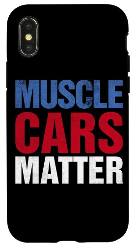 iPhone X/XS Muscle Cars Matter マッスルカーの問題 スマホケース