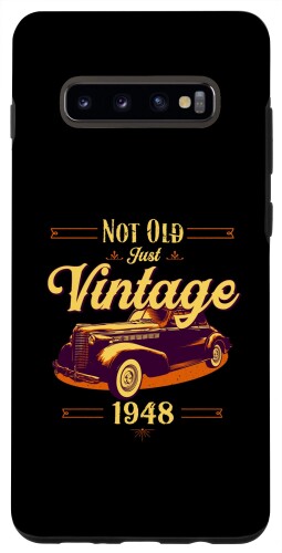 Galaxy S10+ Not Old Just Vintage Birthday Bday 誕生日 誕生日 誕生日パーティー スマホケース