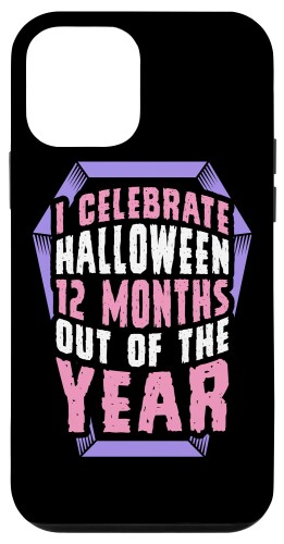 iPhone 12 mini I Celebrate Halloween 12ヶ月 Out of the Year 面白い 不気味 スマホケース