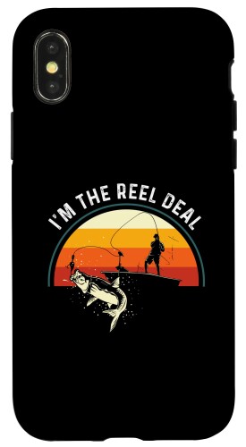 iPhone X/XS Vintage I´m The Reel Deal | 釣り竿 | フィッシャーマン スマホケース