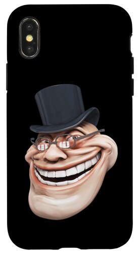 iPhone X/XS Trollge, Trollface Funny Troll Face, Rage Comic, Dank Meme スマホケース