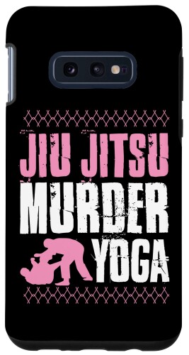 Galaxy S10e Jiu Jitsu Murder Yoga おもしろBBJ グラップリングとトレーニング スマホケース