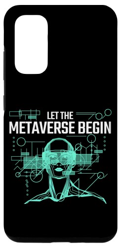 Galaxy S20 Let The Metaverse Begin Virtual Reality フューチャリスティック スマホケース