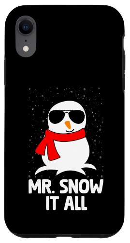 iPhone XR Mr. Snow It All サングラス サングラス サングラス スマート Alecc スマホケース