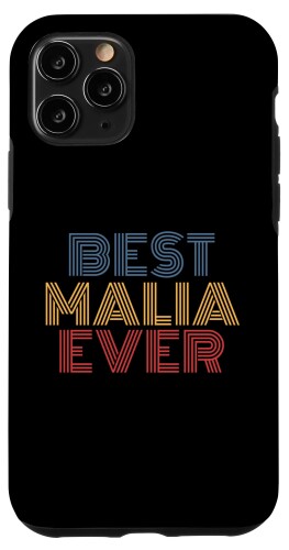 iPhone 11 Pro Best Malia Ever 面白い名前入り スマホケース