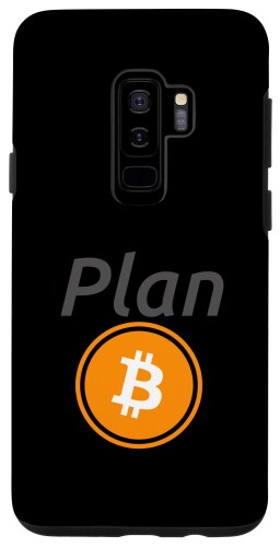 Galaxy S9+ Plan B 暗号通貨 BTC シンボル ブロックチェーン ビットコイン スマホケース