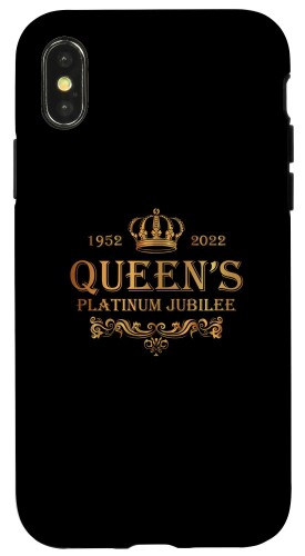 iPhone X/XS Queen's Platinum Jubilee 2022 Shirt - British Monarch スマホケース