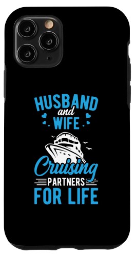 iPhone 11 Pro Husband and Wife Cruising Partners For Life ダイバー スキューバ スマホケース