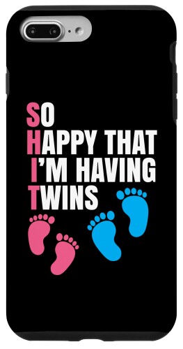 iPhone 7 Plus/8 Plus Twins Family Parents Children Love Sarcastic スマホケース