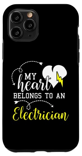 iPhone 11 Pro My Heart Belongs To A Electrician Funny Electrician スマホケース