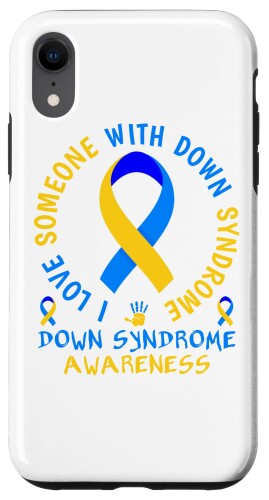 iPhone XR I Love Someone With Down Syndrome - Down Syndrome Awareness スマホケース