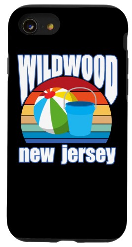 iPhone SE (2020) / 7 / 8 Wildwood ニュージャージー ビーチボール サンドバケット NJ ビーチバケーション スマホケース