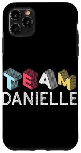 iPhone 11 Pro Max Team Danielle ファーストネーム パーソナライズ レトロ スマホケース