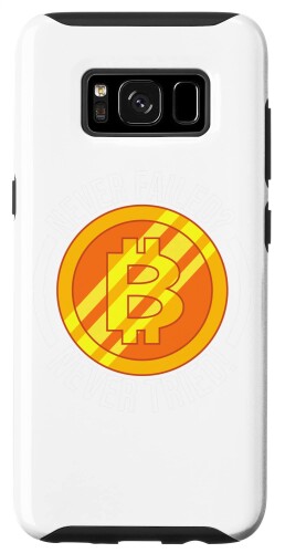 Galaxy S8 ビットコイン 暗号通貨トレーダー Never Failed Never Trie スマホケース