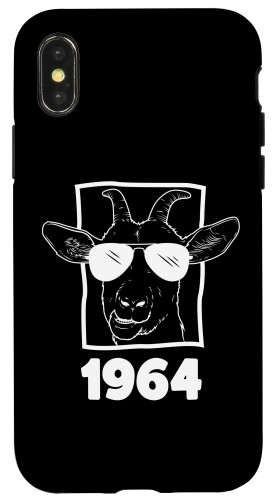 iPhone X/XS Birthday Girls Women Animal Lovers Awesome since 1964 スマホケース