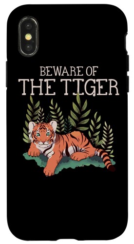 iPhone X/XS Beware of the Tigers 中国の十二支 新年 スマホケース