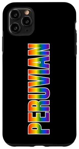 iPhone 11 Pro Max ペルーのプライド LGBTQ レインボーペループライド スマホケース