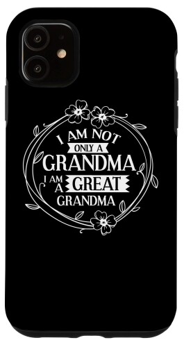 iPhone 11 Great Grandmother Grandma 妊娠お知らせ スマホケース