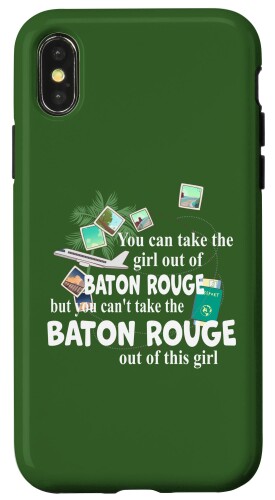 iPhone X/XS Girl From Baton Rouge - 愛国的な誇り高き少女バトンルージュ スマホケース