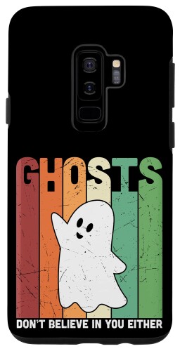 Galaxy S9+ レトロ ヴィンテージ ゴーストラバー 面白い 大人 子供 ハロウィン コスチューム スマホケース